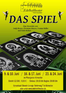 Das Spiel – Edelhoftheater Kirrweiler mit neuem Theaterstück