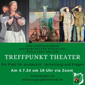 Treffpunkt Theater: Online-Stammtisch am 4. Juli!