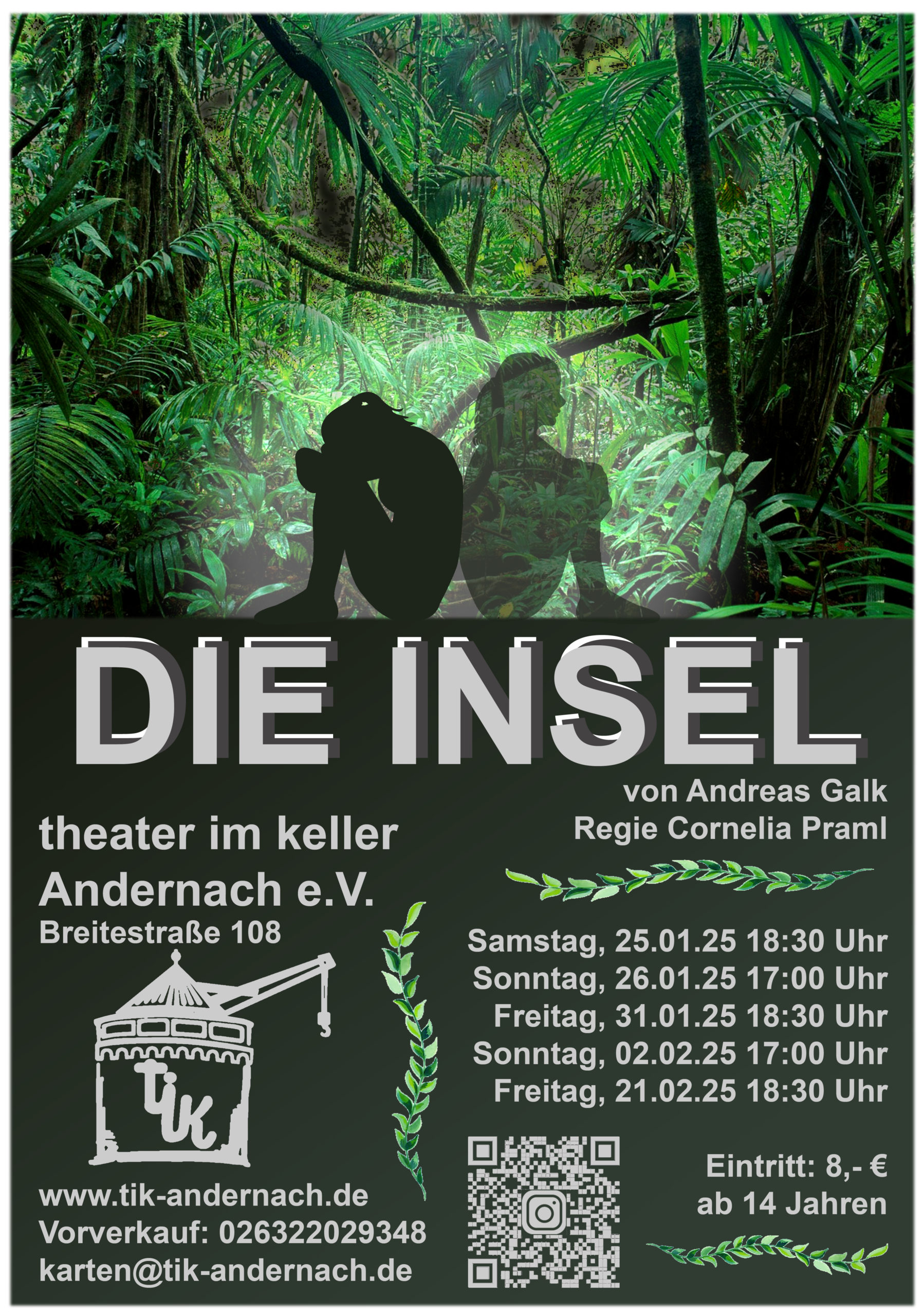 Jugendensemble des tik- theater im keller Andernach e.V. präsentiert: Die Insel