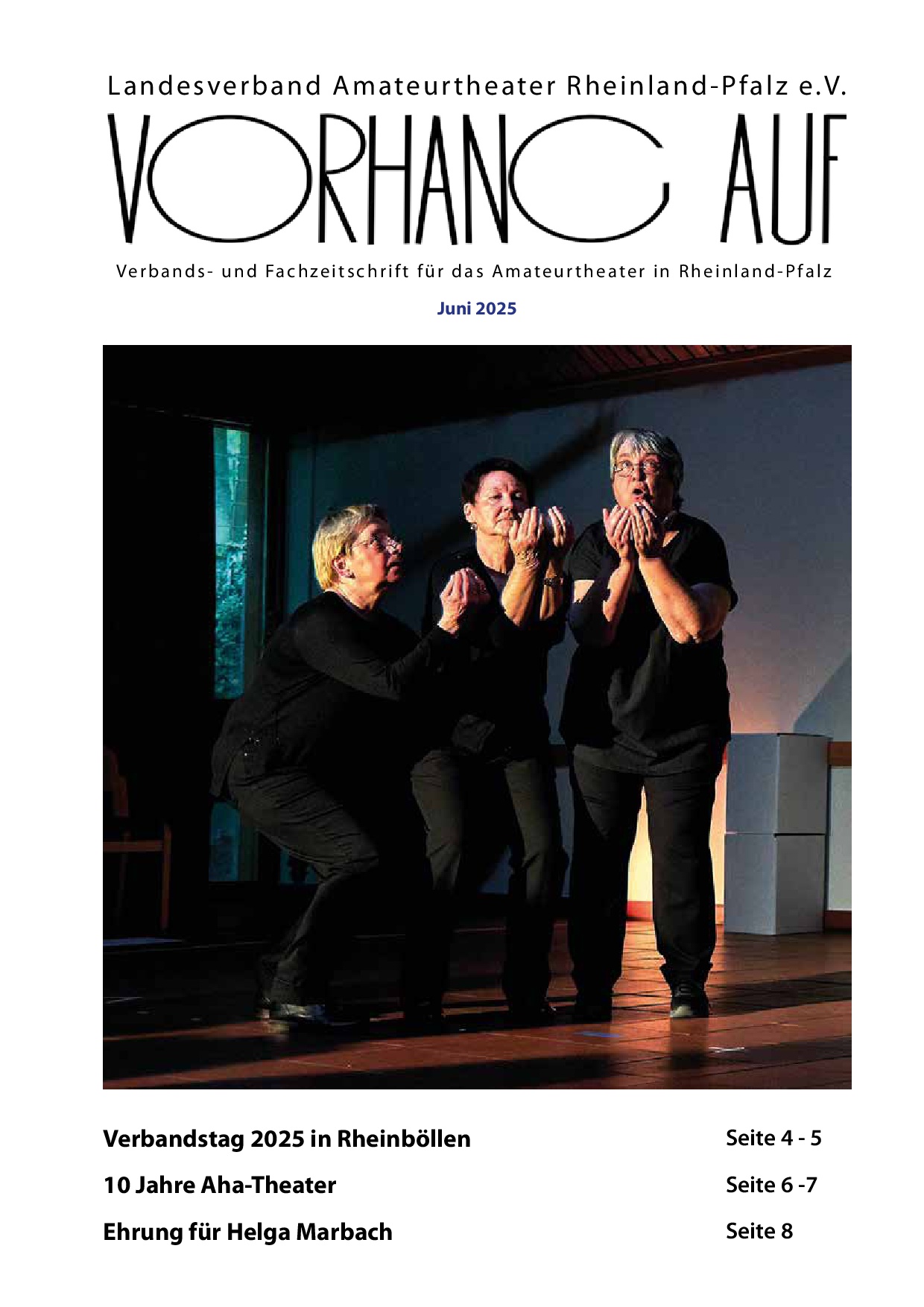 Der neue &#8222;Vorhang auf&#8220; ist da