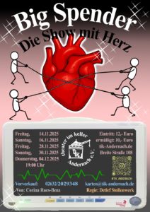 Theater im Keller Andernach e.V. präsentiert: „Big Spender“ eine Reality Show mit Herz