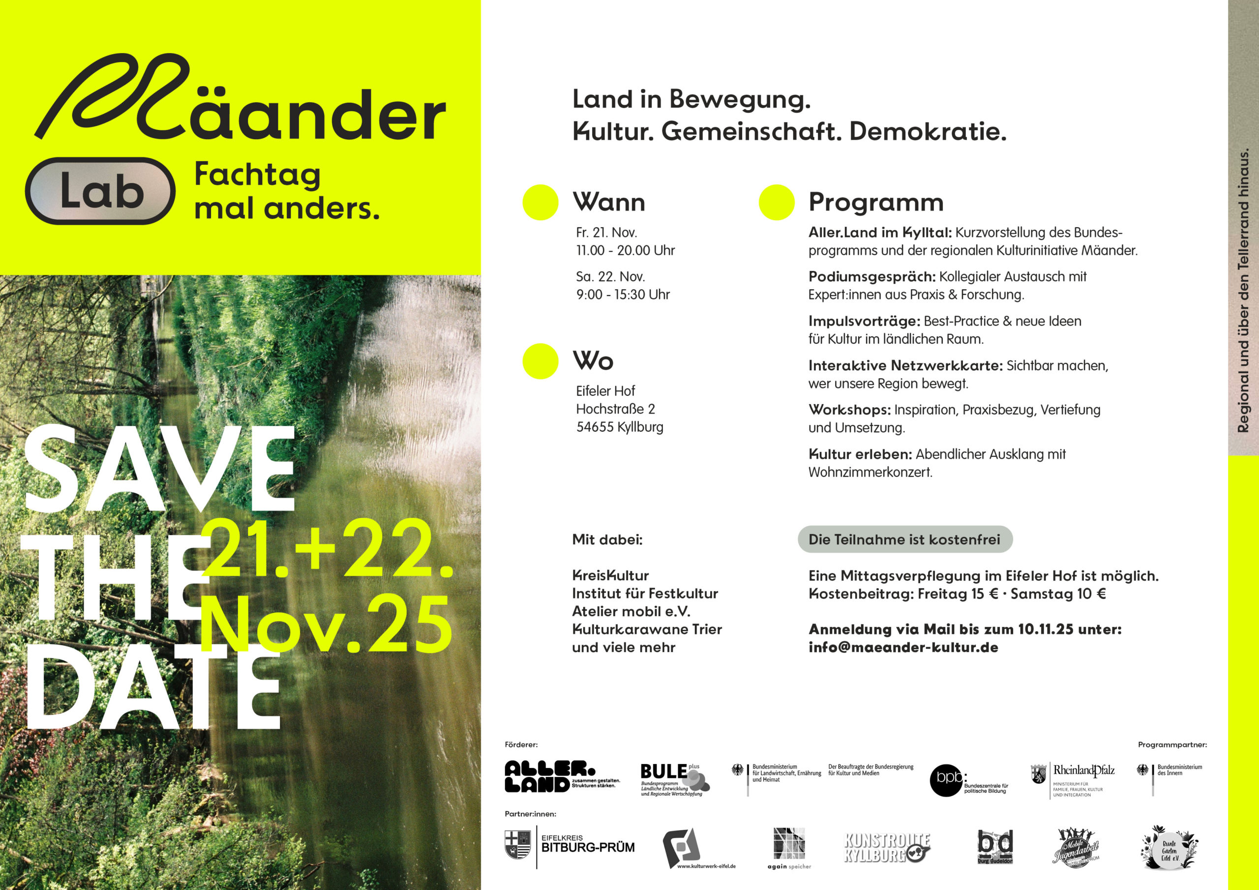 Kulturschaffende im Kreis Bitburg-Prüm: Aufgepasst!