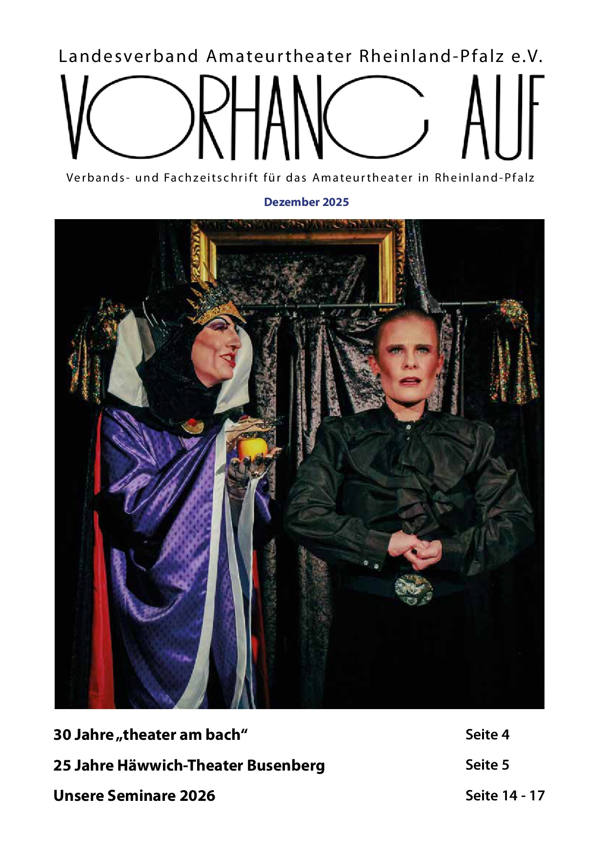 Der neue Vorhang auf! ist da