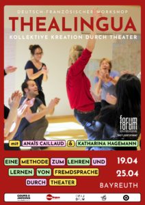 Call for applications – Thealingua Workshop vom 19. bis 25. April 2026