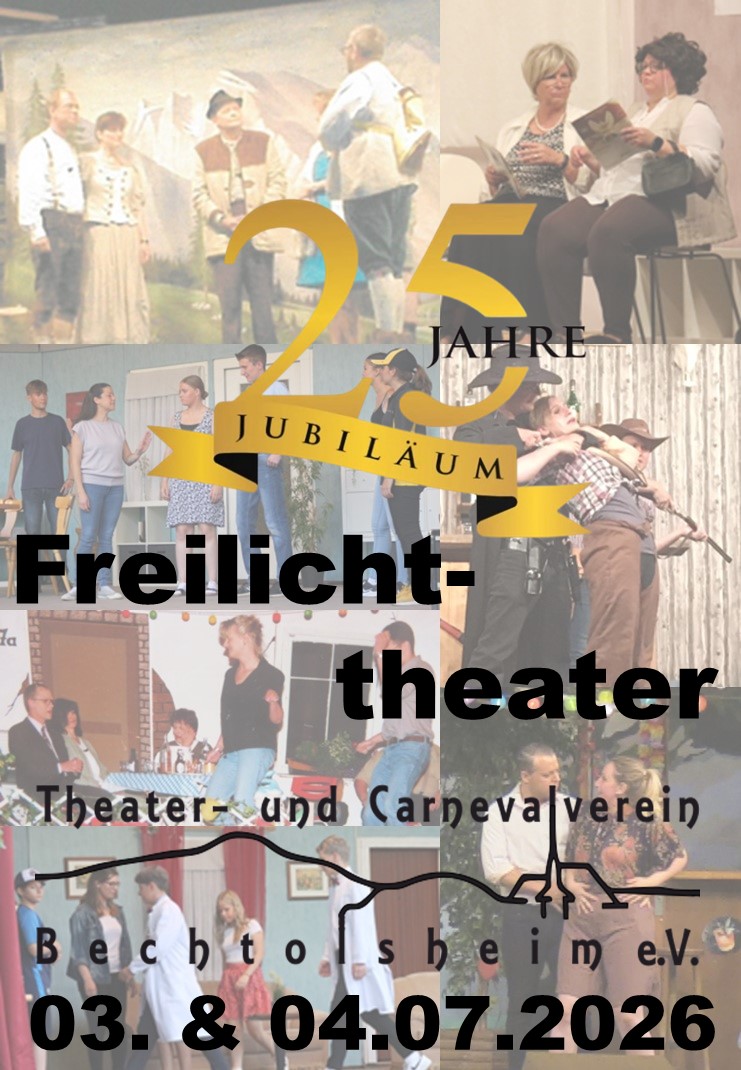 Theater- und Carnevalverein Bechtolsheim feiert 25-jähriges Jubiläum