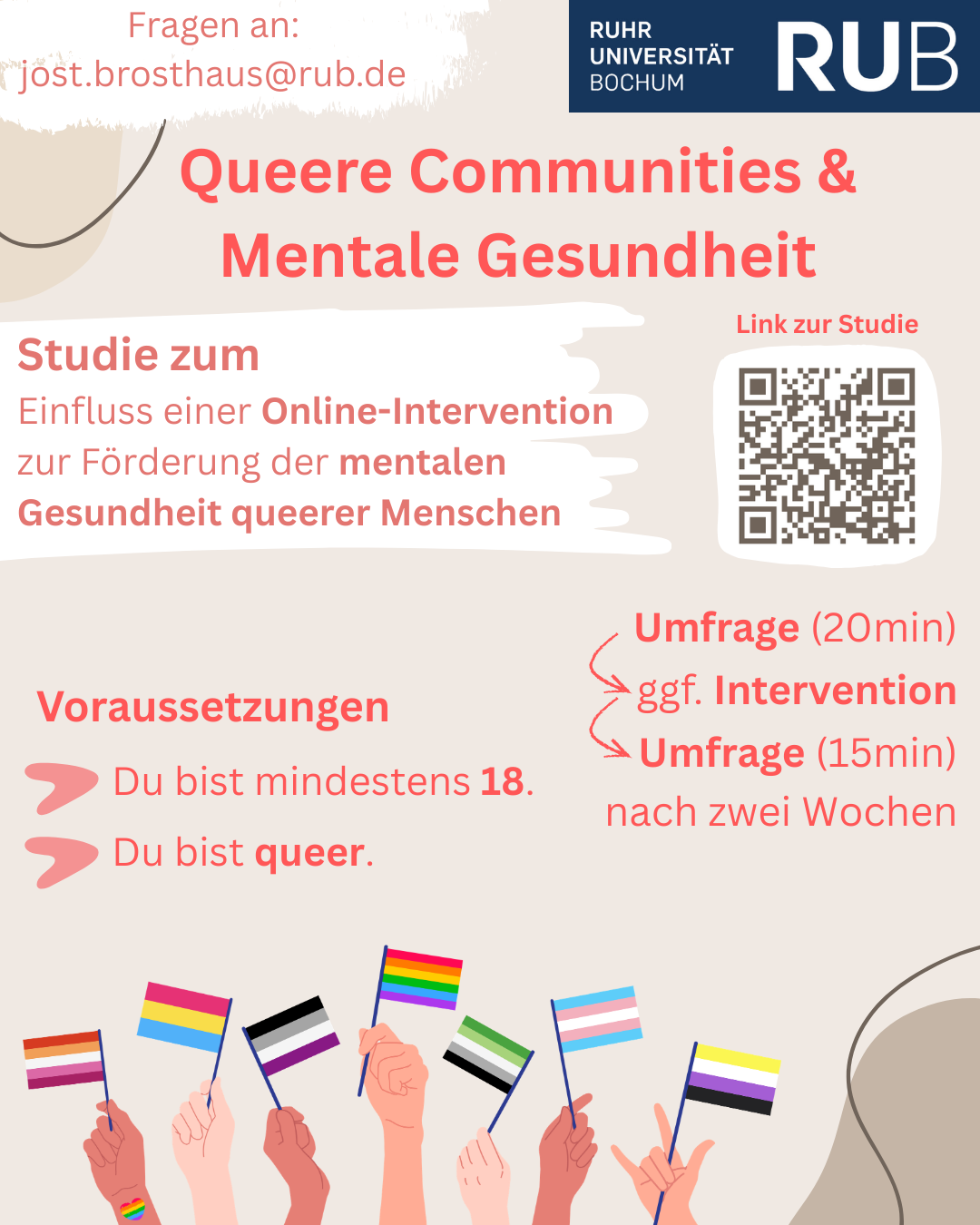 Studie: Queere Communities & Mentale Gesundheit