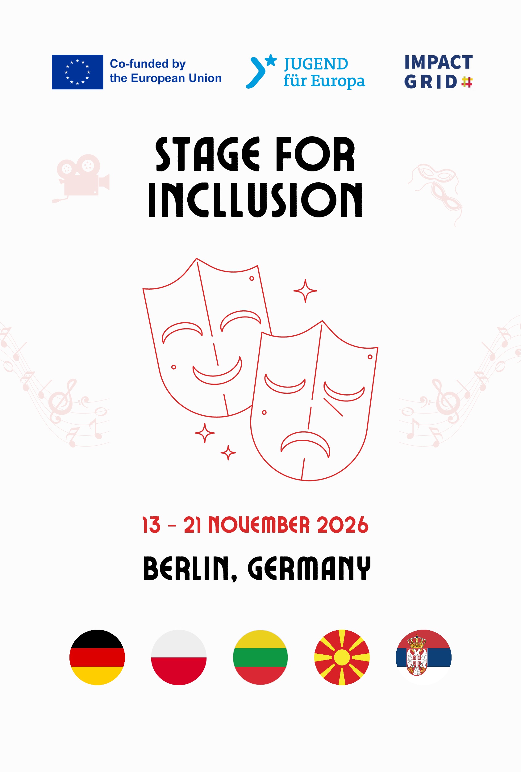 „Stage for Inclusion“ vom 13. bis 21. November 2026 in Berlin